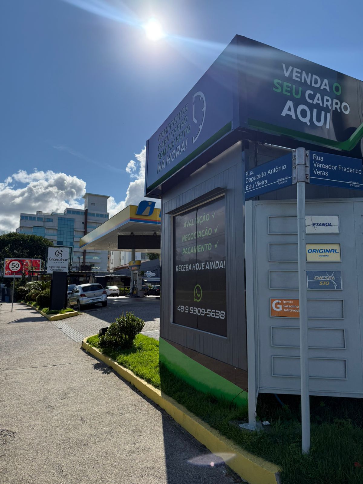 IlhaCar - painel externo